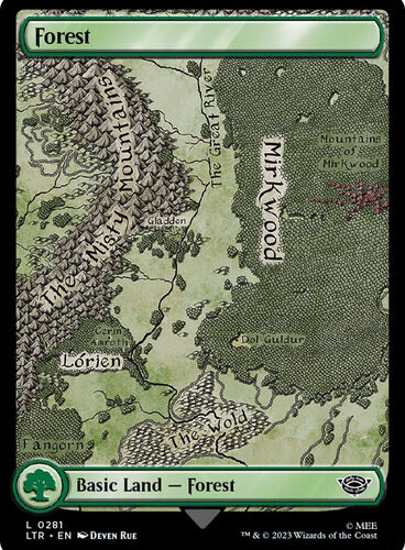 Forest (#281) (Full Art) The Lord of the Rings