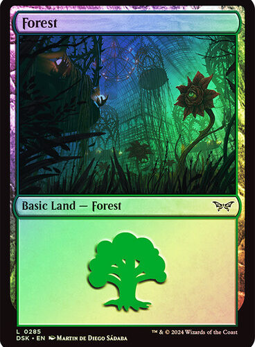 Forest (#285) Duskmourn: House of Horror (Foil)