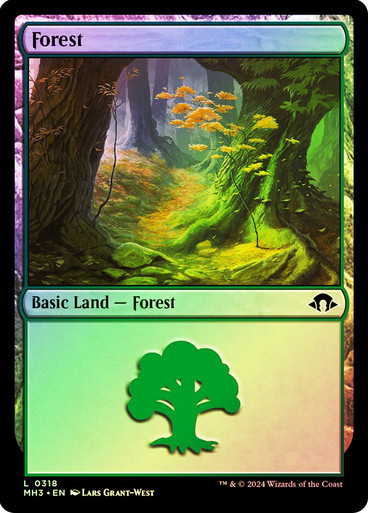 Forest318__41844 Forest (#318) Modern Horizons 3 (Foil)
