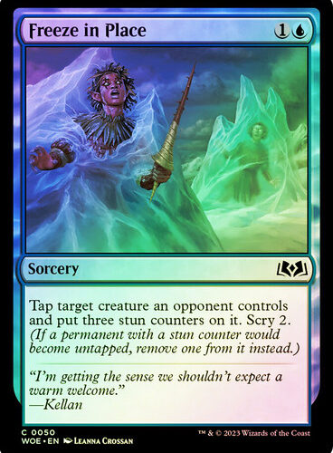 Freeze in Place Wilds of Eldraine (Foil)