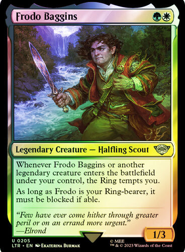 Frodo Baggins The Lord of the Rings (Foil)