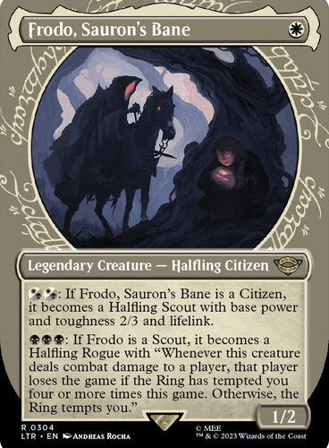 Frodo, Sauron's Bane (#304) (Showcase) The Lord of the Rings - Variants