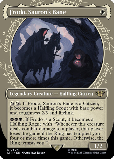 FrodoSauronsBane304__55343 Frodo, Sauron's Bane (#304) (Showcase) The Lord of the Rings - Variants