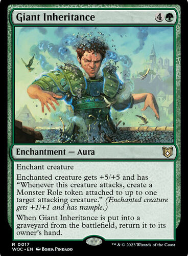 Giant Inheritance Wilds of Eldraine Commander