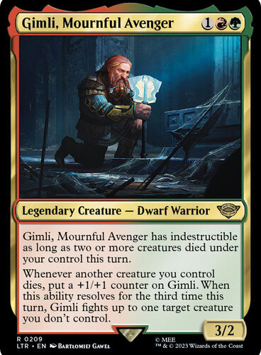 Gimli, Mournful Avenger The Lord of the Rings