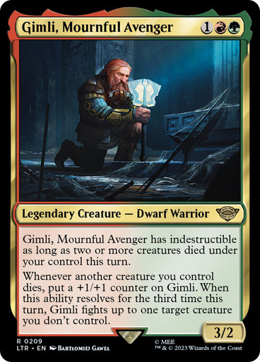 GimliMournfulAvenger__54470 Gimli, Mournful Avenger The Lord of the Rings