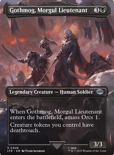 Gothmog, Morgul Lieutenant (Borderless) The Lord of the Rings - Variants