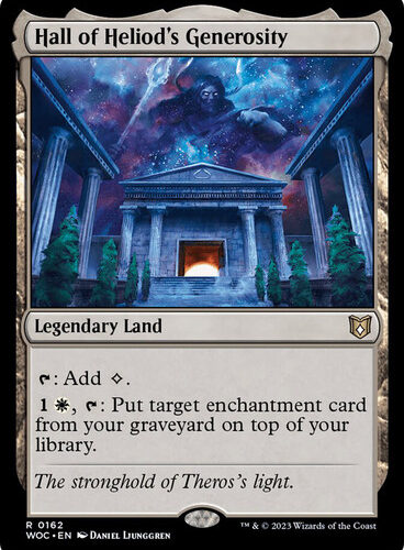 Hall of Heliod's Generosity Wilds of Eldraine Commander