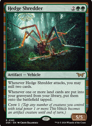 Hedge Shredder Duskmourn: House of Horror