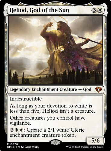 Heliod, God of the Sun Commander Masters