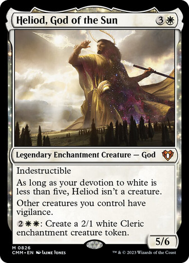Heliod, God of the Sun Commander Masters