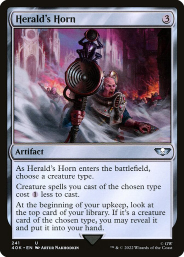 HeraldsHorn__94241 Herald's Horn Warhammer 40,000 Commander