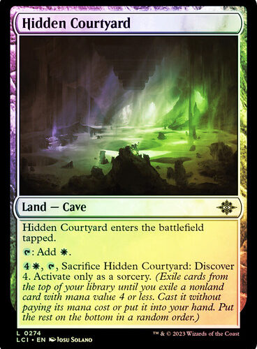 Hidden Courtyard The Lost Caverns of Ixalan (Foil)