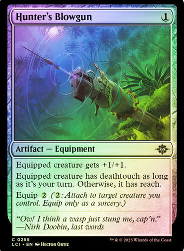 Hunter's Blowgun The Lost Caverns of Ixalan (Foil)