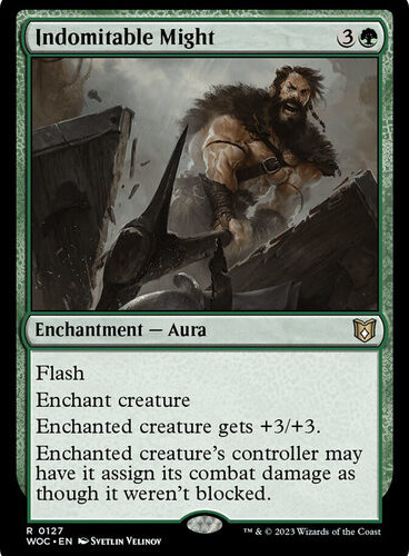 Indomitable Might Wilds of Eldraine Commander