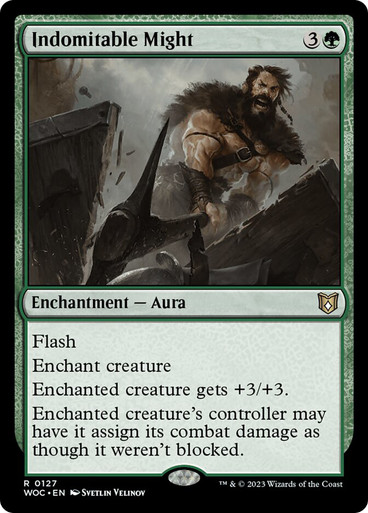 IndomitableMight__89563 Indomitable Might Wilds of Eldraine Commander