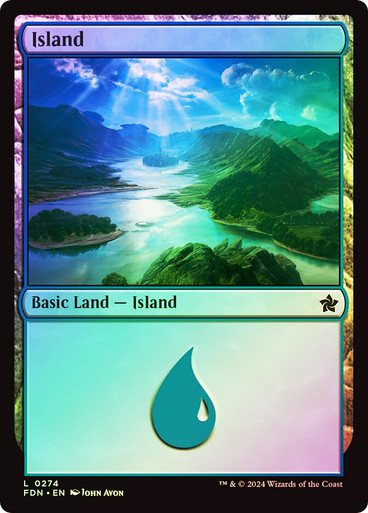 Island (#274) Foundations (Foil)