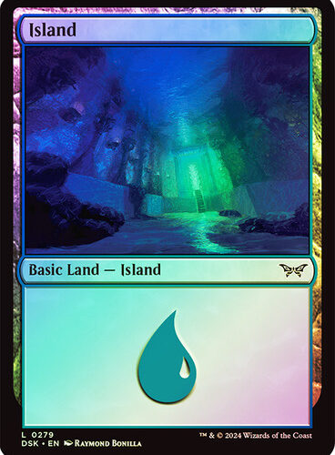 Island (#279) Duskmourn: House of Horror (Foil)
