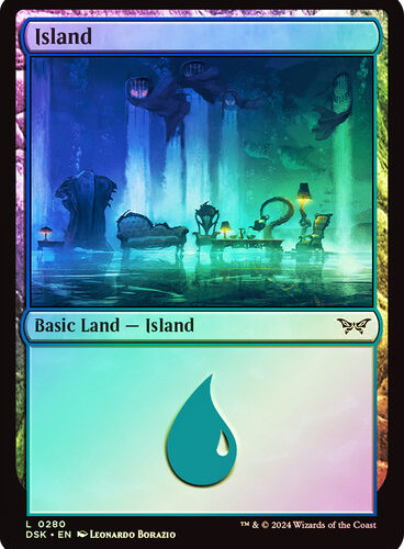 Island (#280) Duskmourn: House of Horror (Foil)