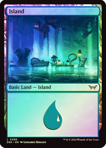 Island280__78120 Island (#280) Duskmourn: House of Horror (Foil)