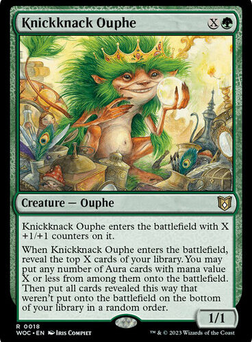 Knickknack Ouphe Wilds of Eldraine Commander