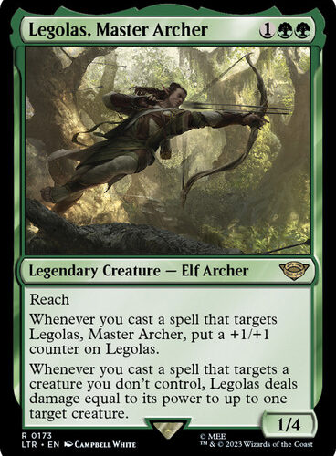 Legolas, Master Archer The Lord of the Rings