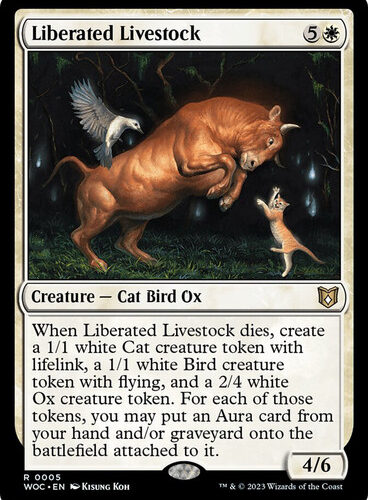 Liberated Livestock Wilds of Eldraine Commander