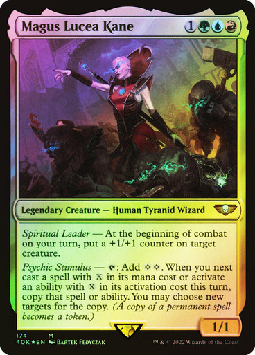 MagusLuceaKane__42412 Magus Lucea Kane Warhammer 40,000 Commander (Foil)