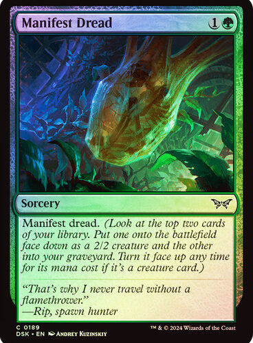 Manifest Dread Duskmourn: House of Horror (Foil)