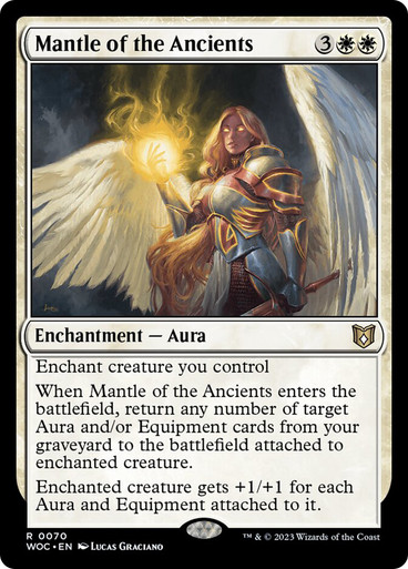 Mantle of the Ancients Wilds of Eldraine Commander