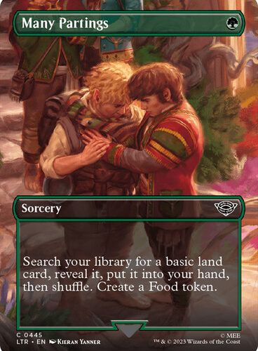 Many Partings (Borderless) The Lord of the Rings - Variants