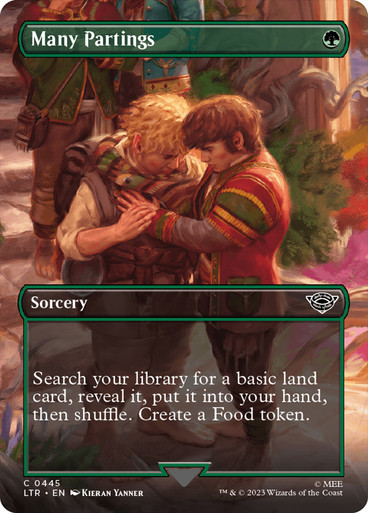 ManyPartings445__57095 Many Partings (Borderless) The Lord of the Rings - Variants
