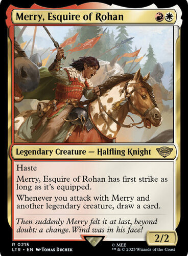 Merry, Esquire of Rohan The Lord of the Rings