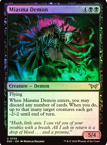 Miasma Demon Duskmourn: House of Horror (Foil)