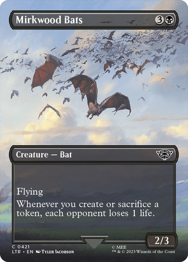 MirkwoodBats421__02688 Mirkwood Bats (Borderless) The Lord of the Rings - Variants