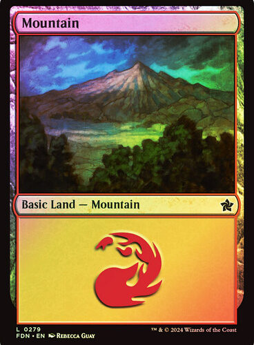 Mountain (#279) Foundations (Foil)