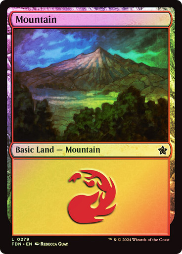 Mountain (#279) Foundations (Foil)