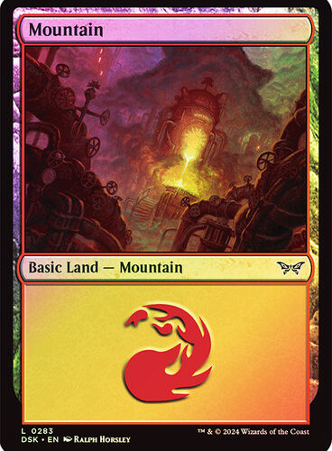 Mountain (#283) Duskmourn: House of Horror (Foil)