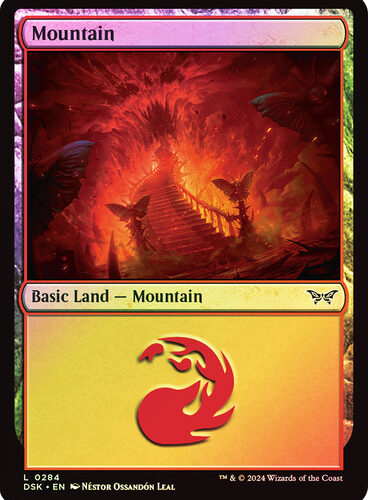 Mountain (#284) Duskmourn: House of Horror (Foil)