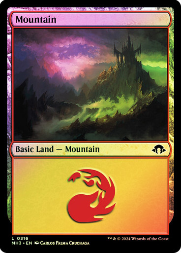 Mountain316__82268 Mountain (#316) Modern Horizons 3 (Foil)