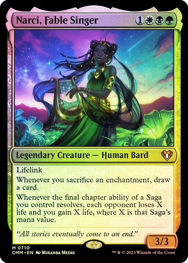 Narci, Fable Singer Commander Masters (Foil)