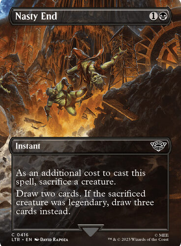 Nasty End (Borderless) The Lord of the Rings - Variants