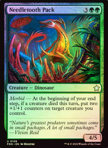Needletooth Pack Foundations (Foil)