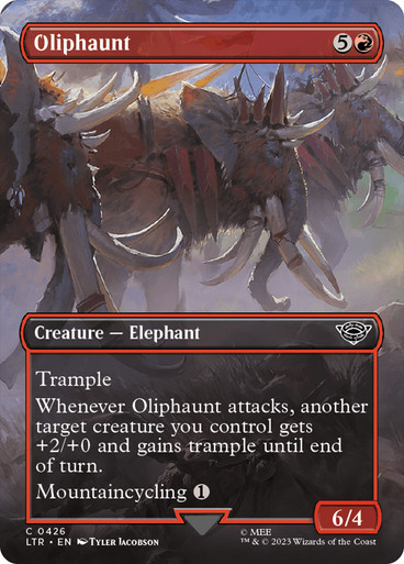 Oliphaunt (Borderless) The Lord of the Rings - Variants