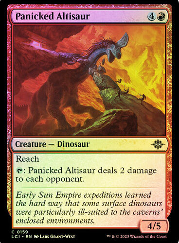 Panicked Altisaur The Lost Caverns of Ixalan (Foil)
