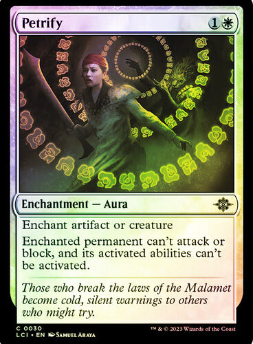 Petrify The Lost Caverns of Ixalan (Foil)