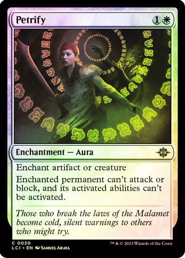 Petrify__02458 Petrify The Lost Caverns of Ixalan (Foil)