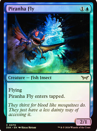 Piranha Fly Duskmourn: House of Horror (Foil)