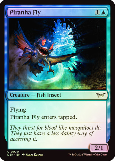 PiranhaFly__10605 Piranha Fly Duskmourn: House of Horror (Foil)