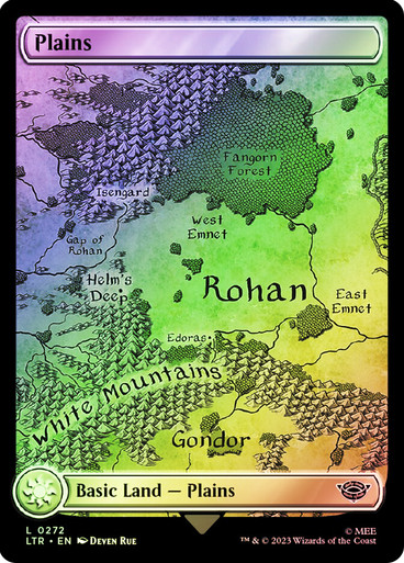Plains272__50730 Plains (#272) (Full Art) The Lord of the Rings (Foil)